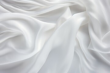 Obraz premium White Satin Fabric Texture Background