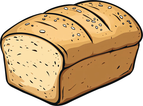 recommend clip art: bread illustration