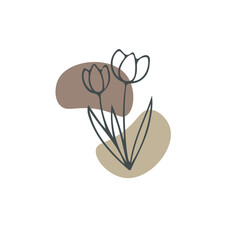 Floral Art Illustration