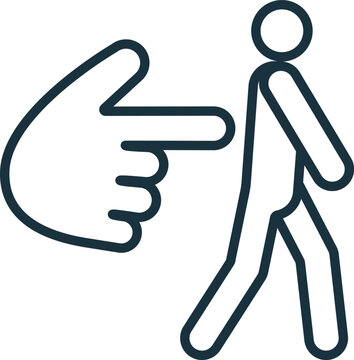 Behavioral Nudges icon. Monochrome simple User Behavior icon for templates, web design and infographics