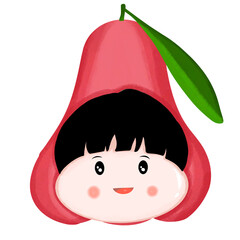 Children in cute fruit dresses