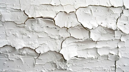 Obraz premium Wall with peeling paint reveals layers of aged texture and color