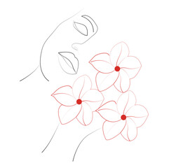 vector hand drawn line art illustration
