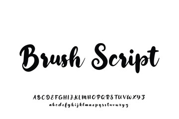 Brush Handdrawn Playful Calligraphy Script Font For Design