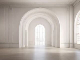 Fototapeta premium corridor with columns