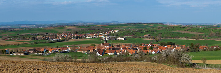Villages de Reutenbourg et Lochwiller (Alsace, France)