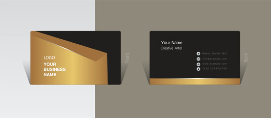 Business card mockup template for branding