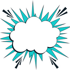 Comic Cloud Explosion