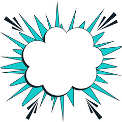 Comic Cloud Explosion