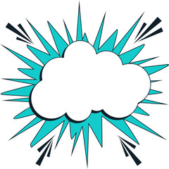 Comic Cloud Explosion