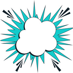 Comic Cloud Explosion