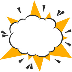 Comic Cloud Explosion