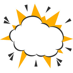 Comic Cloud Explosion