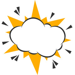 Comic Cloud Explosion