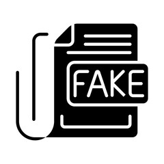 Fake news set icon. Newspaper, fake label, misinformation, media deception, hoax, false reporting, digital age, disinformation, news literacy.