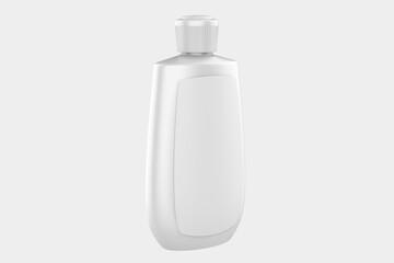 household Bottle product for Packaging containers like shampoo, gel, lotion, hair and body lotion. 3d illustration