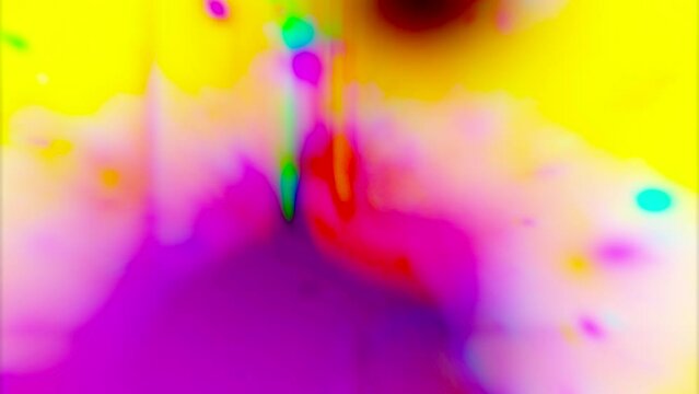 Fluid shapes explosion and distortion effects animation background