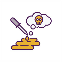 Chemical Reaction Icon editable stock vector icon