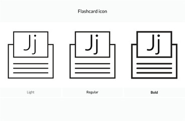 Flashcard icon. words with the letter j for kids learning English vocabulary.