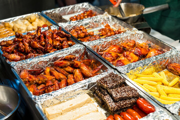 Grill meat sell in the street market