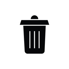 Bin Icon icon in trendy flat design