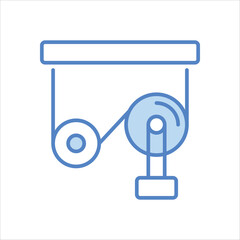 Physics Icon editable stock vector icon