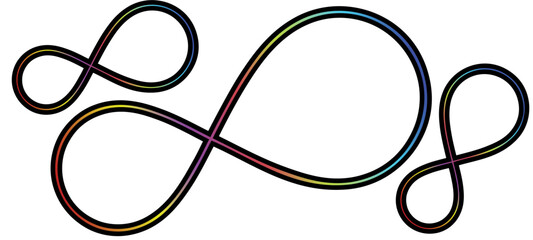 Autism infinity Vector symbol..