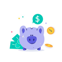 Piggy-bank Illustration