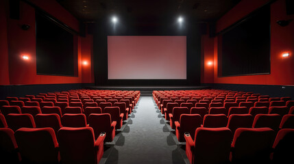 Empty Cinema Hall Ready for New Showings
