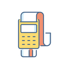 Pos Terminal vector icon