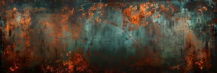 Naklejka premium Grunge rusted metal texture,Rusty iron plate texture, old metal, Distressed copper surface, weathered metal