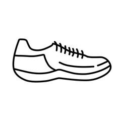 shoes sneaker outline drawing 
