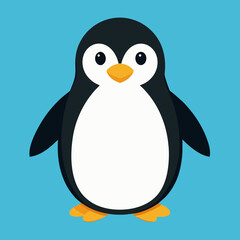 penguin on ice