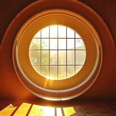 a circular sculpture
Generative AI