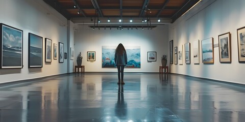 Showcasing Fine Art Photography in an Elegant Gallery Setting