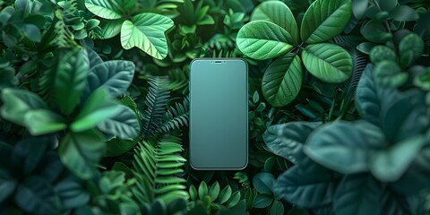 Green Nature Smartphone Screen Eco Friendly Mobile Game Background