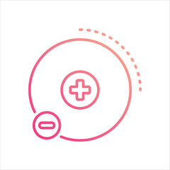 Hydrogen Icon editable stock vector icon