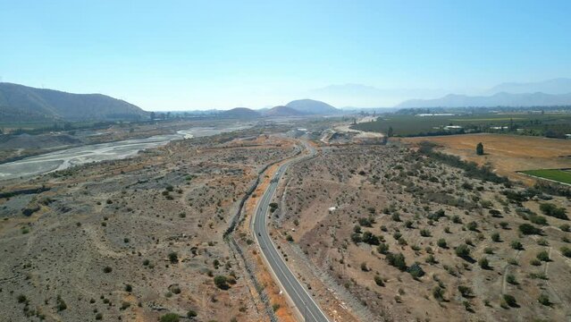 banks of the maipo and mapocho river, commune of buin, country of chile