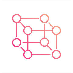 Cube Icon editable stock vector icon