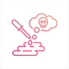 Chemical Reaction Icon editable stock vector icon