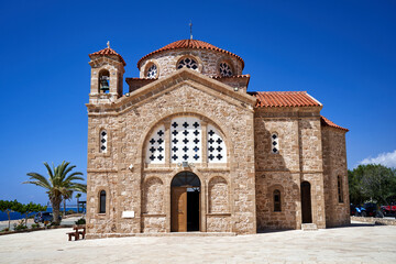 Fototapeta premium Orthodox Church in the town of Peja on the island of Cyprus