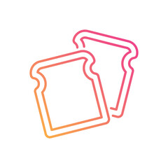 Bread vector icon