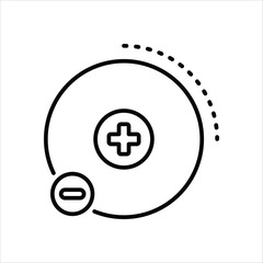 Hydrogen Icon editable stock vector icon