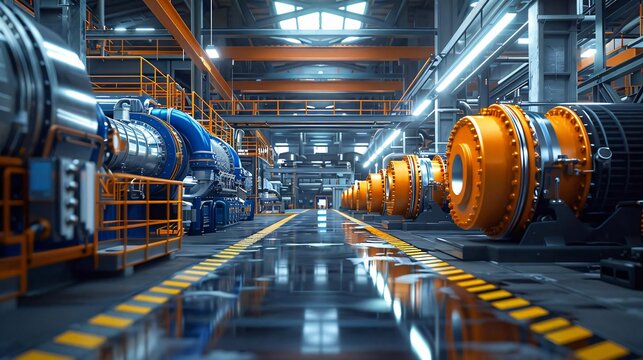 Virtual commissioning of industrial equipment using digital twins, with engineers fine-tuning processes in a simulated environment.
