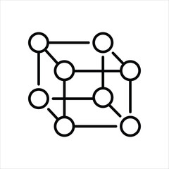 Cube Icon editable stock vector icon