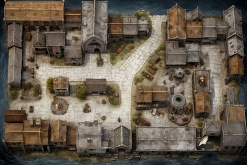 DnD Battlemap Druid Circle Battlemap - Setting for magical forest encounters.
