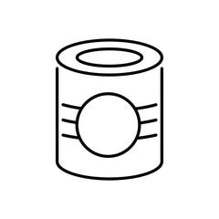 Canned Food vector icon