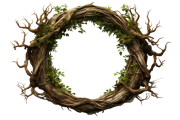 Whispering Winds of Nature on Transparent PNG Background.
