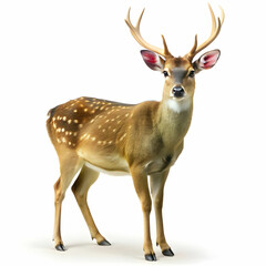 Obraz premium baby deer isolated in white background