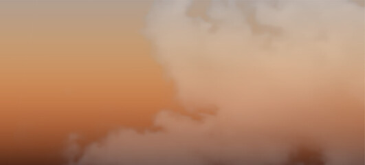 Modern colorful gradient background with clouds